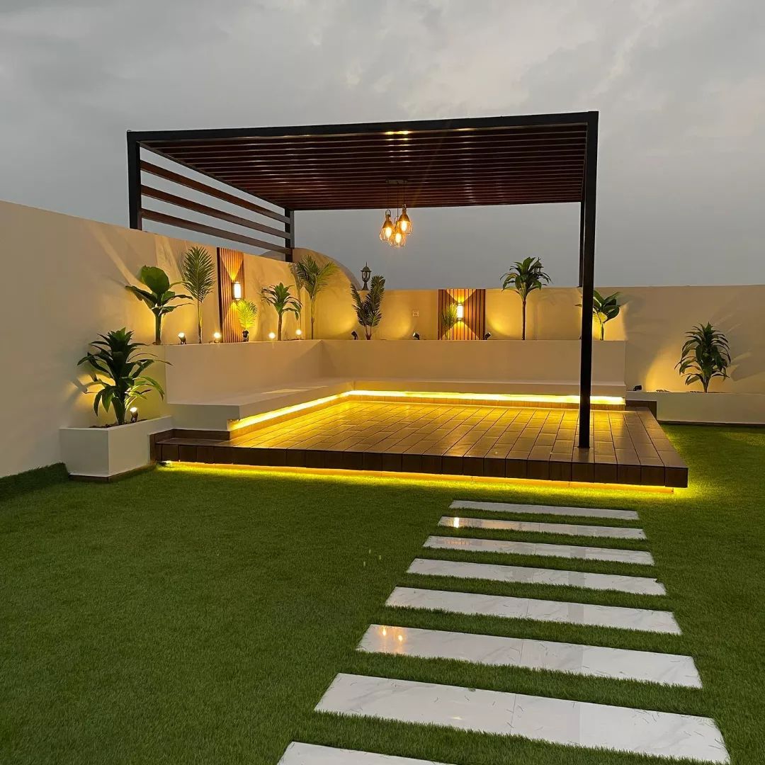 مظلات وجلسات خارجيه