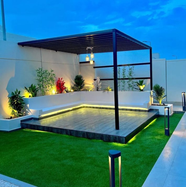 مظلات وجلسات خارجيه