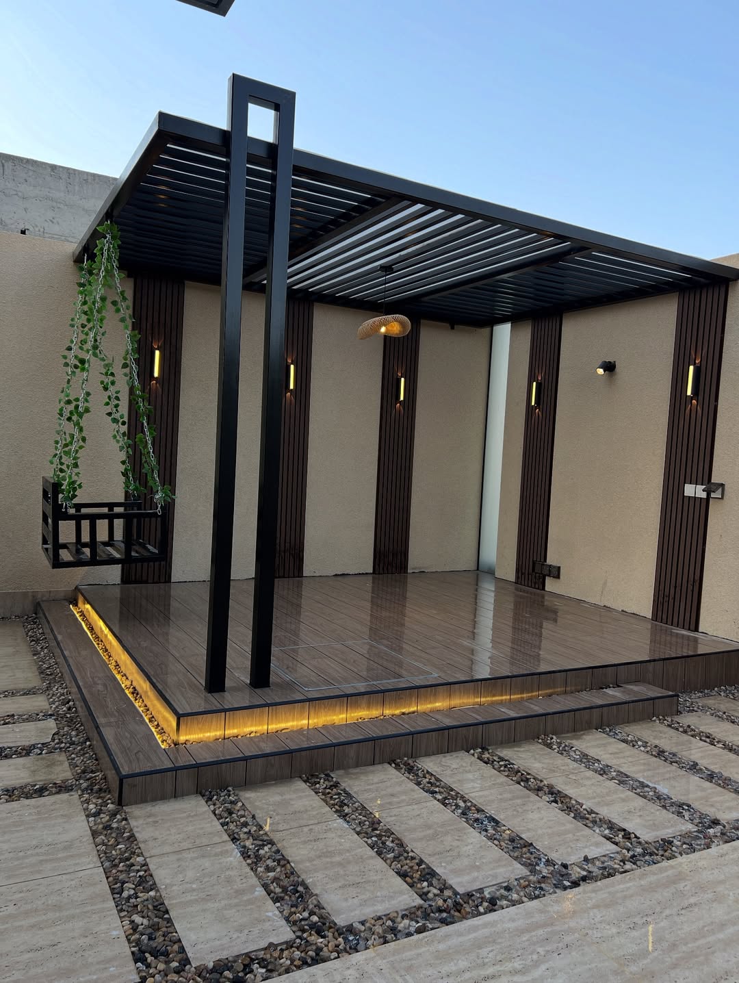 مظلات وجلسات خارجيه